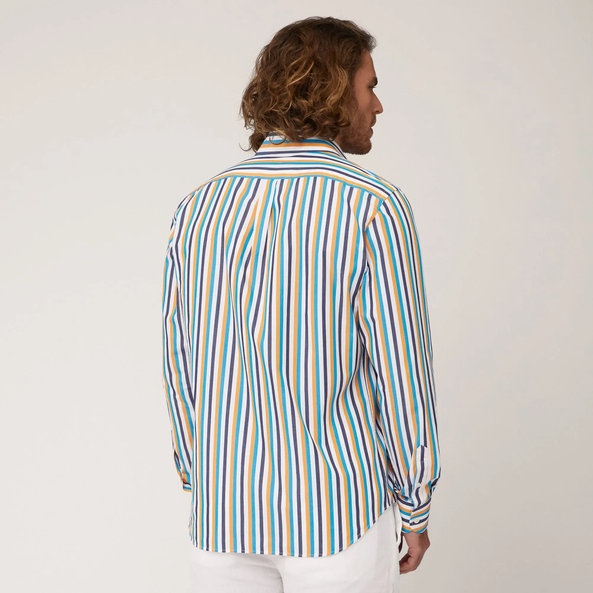 Harmont & Blaine Striped Shirt - Orange
