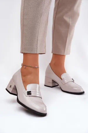 Heeled low shoes