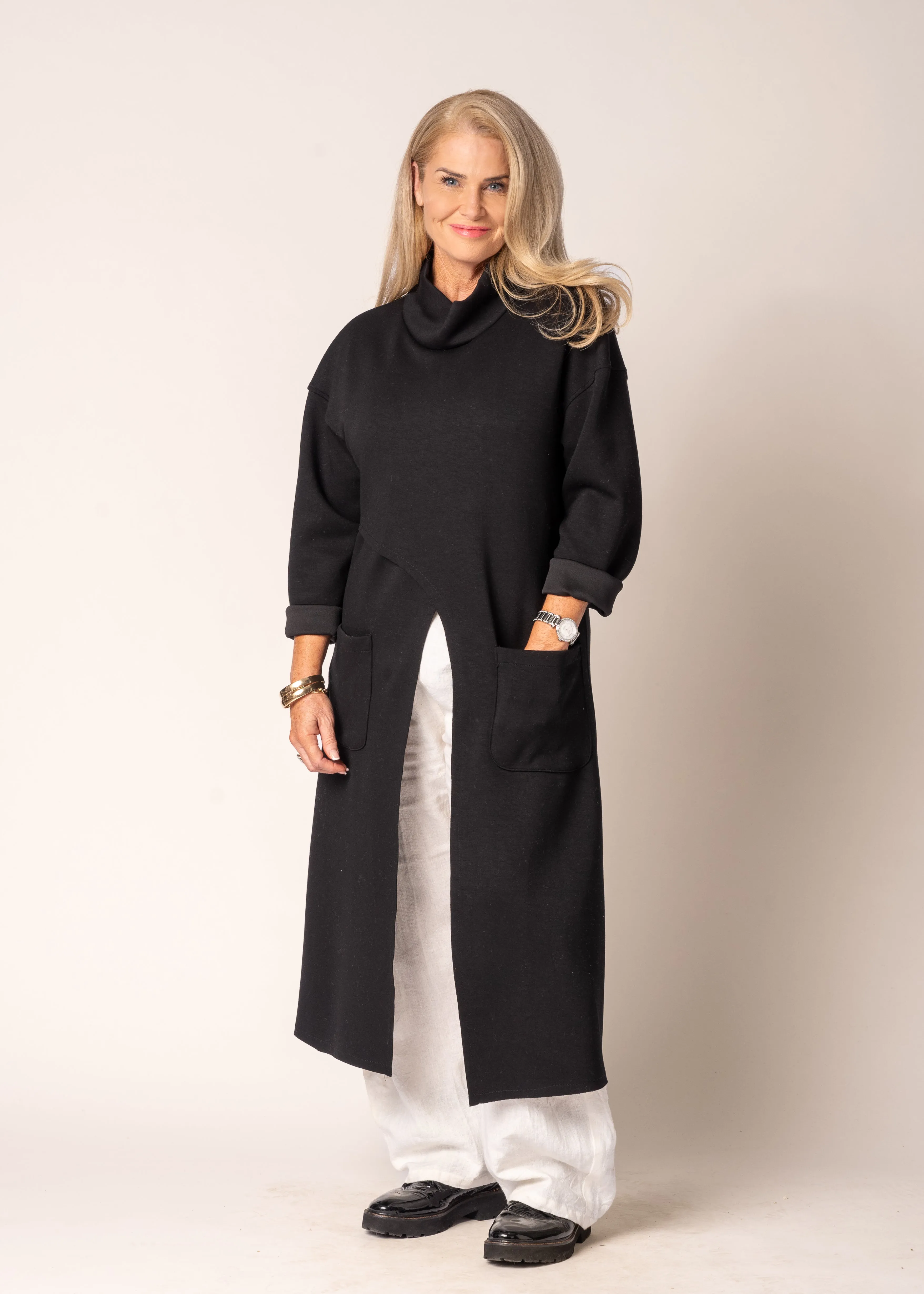 Heirani Dress in Onyx