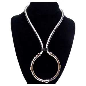 Hermes Kyoto Leather Necklace