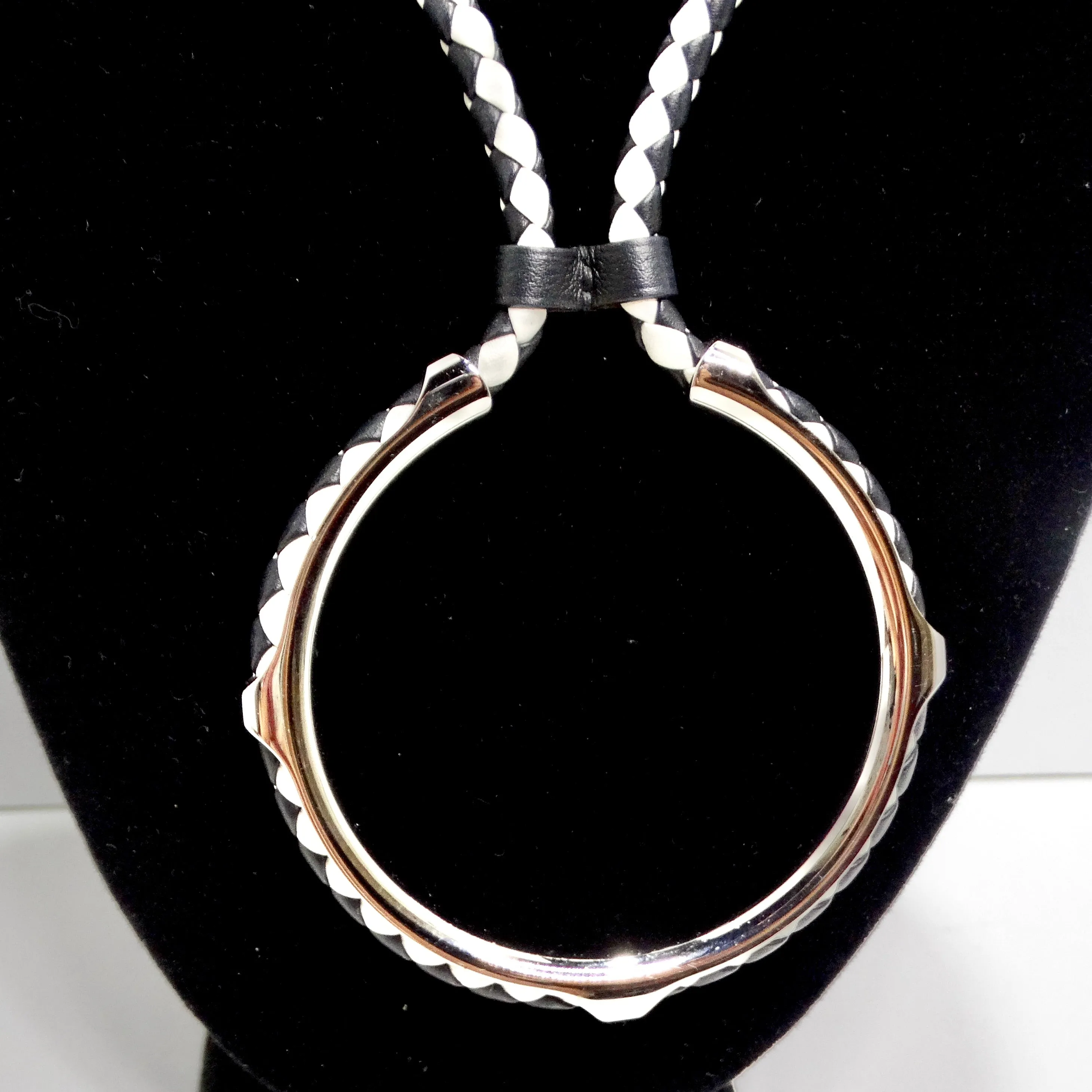 Hermes Kyoto Leather Necklace