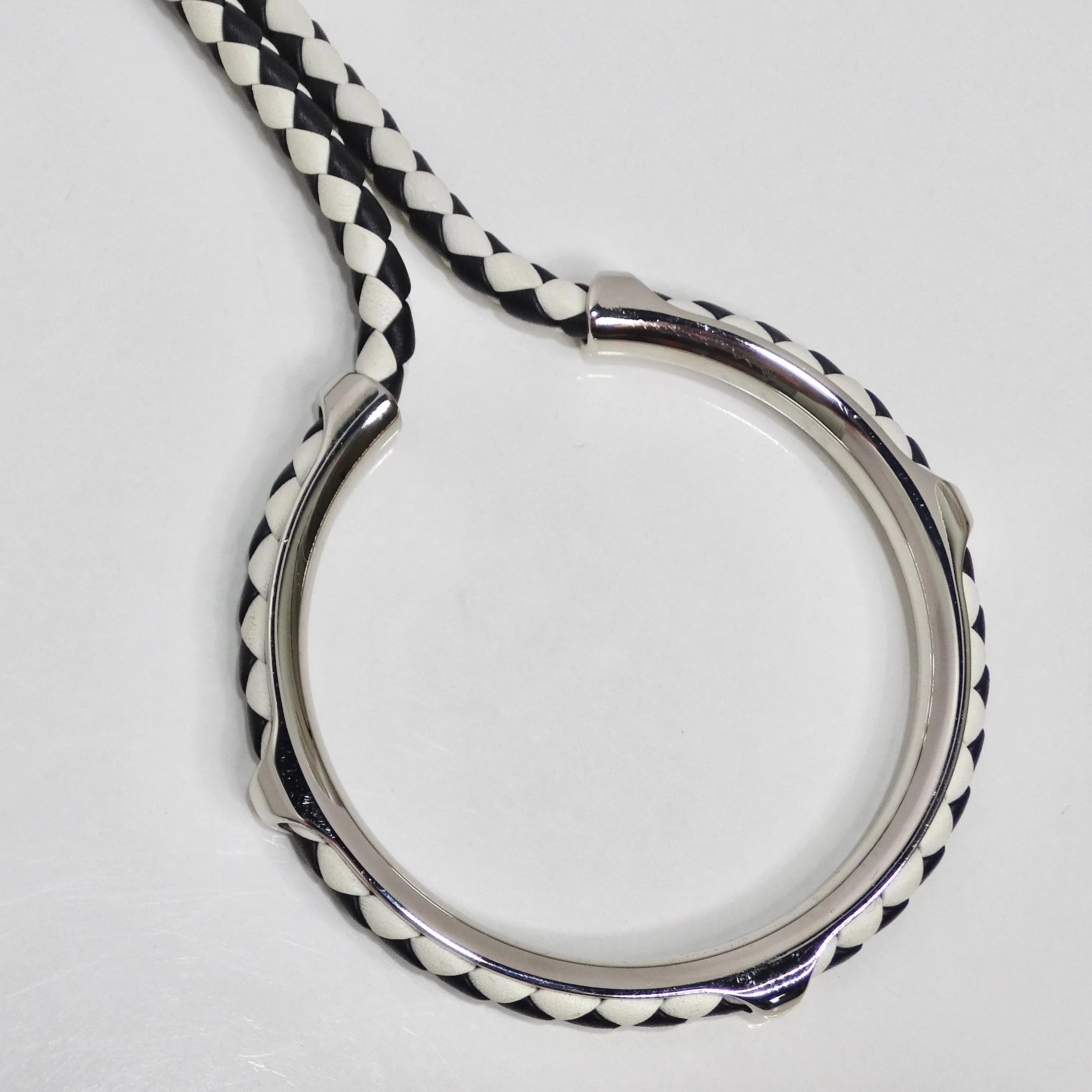 Hermes Kyoto Leather Necklace