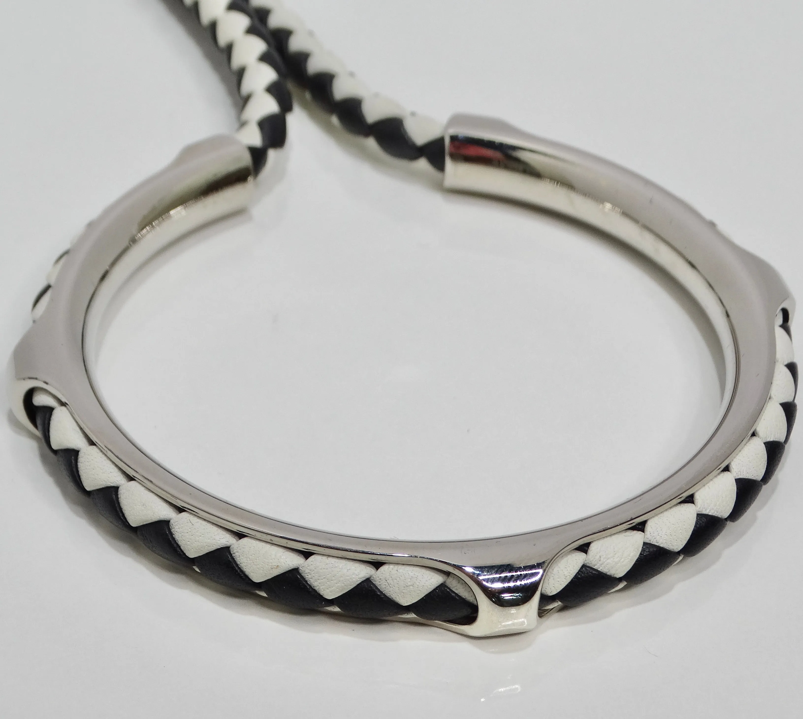 Hermes Kyoto Leather Necklace