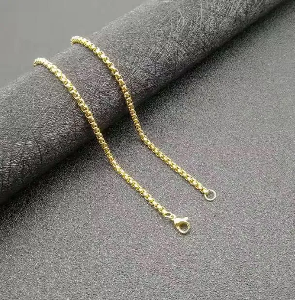 Hip Hop Necklace Jewelry with Zirconia 18k Gold Plated Stainless Steel 24" Iced Out Green Eye Leopard Pendant Necklace