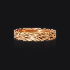 Intertwined Ring Band in 14K Gold, 3mm