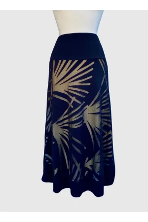IVY Drop Waist Midi Skirt