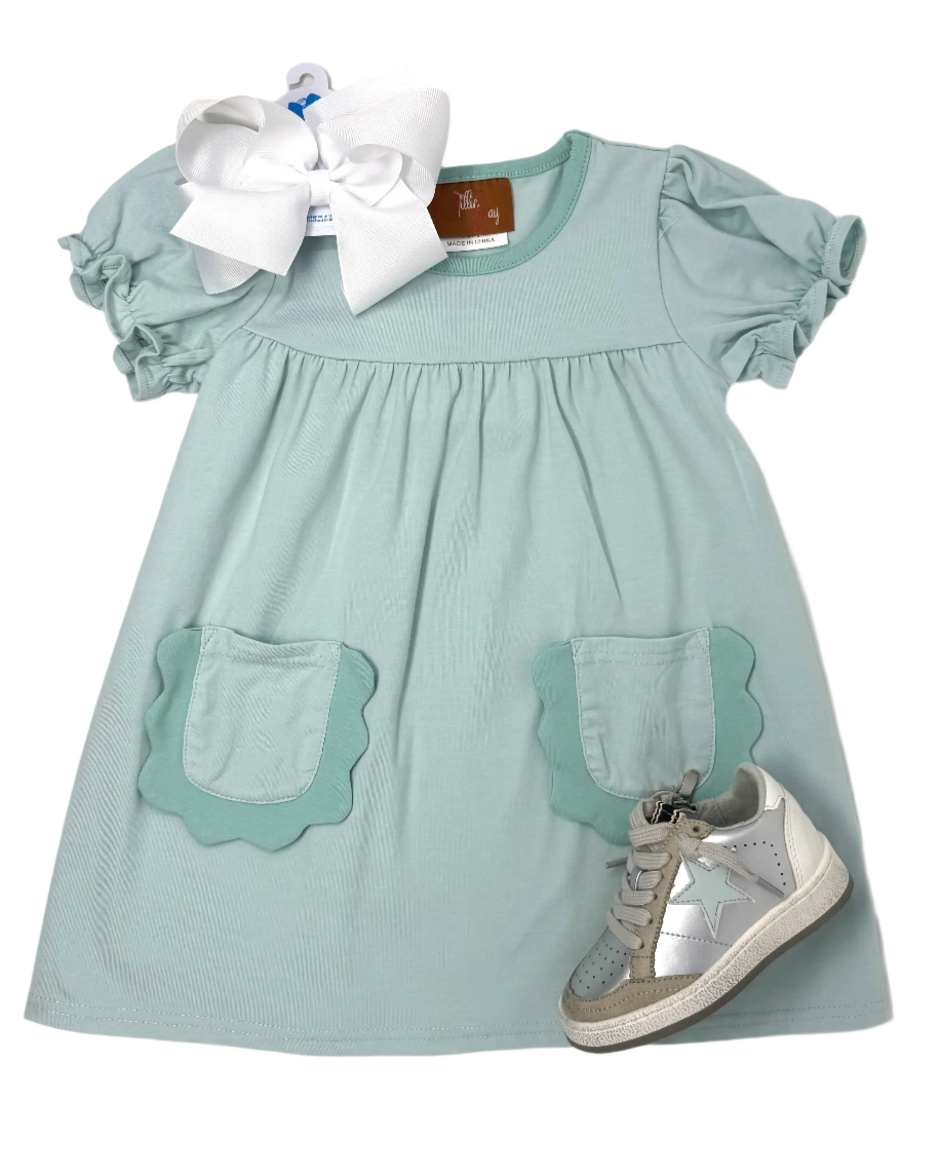 Izzie SS Dress - Mint