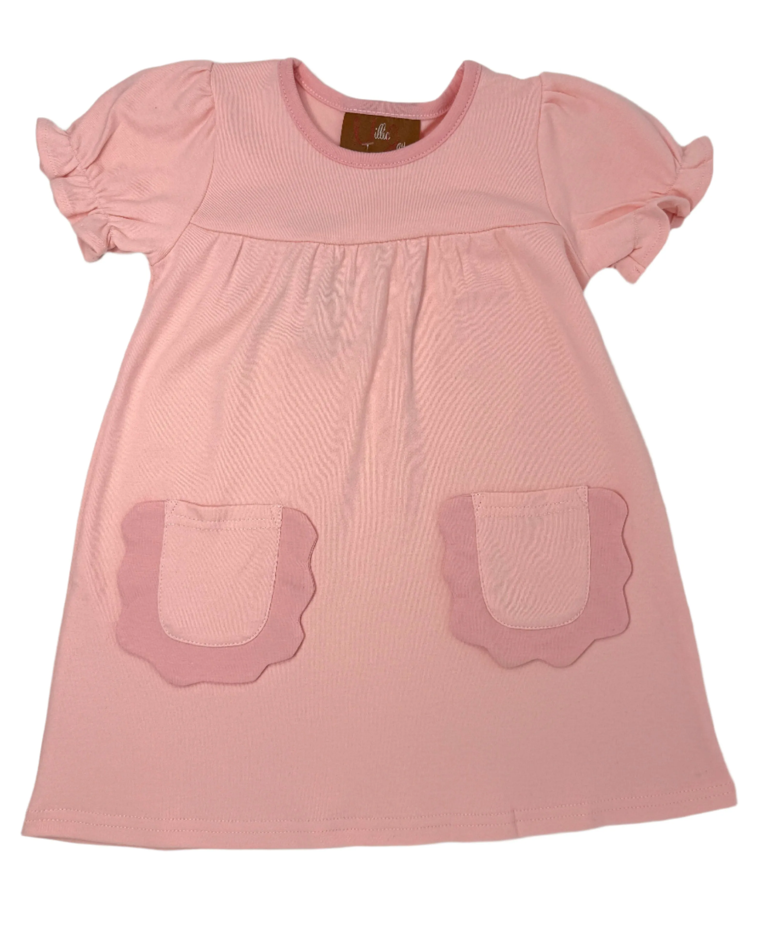 Izzie SS Dress - Peach