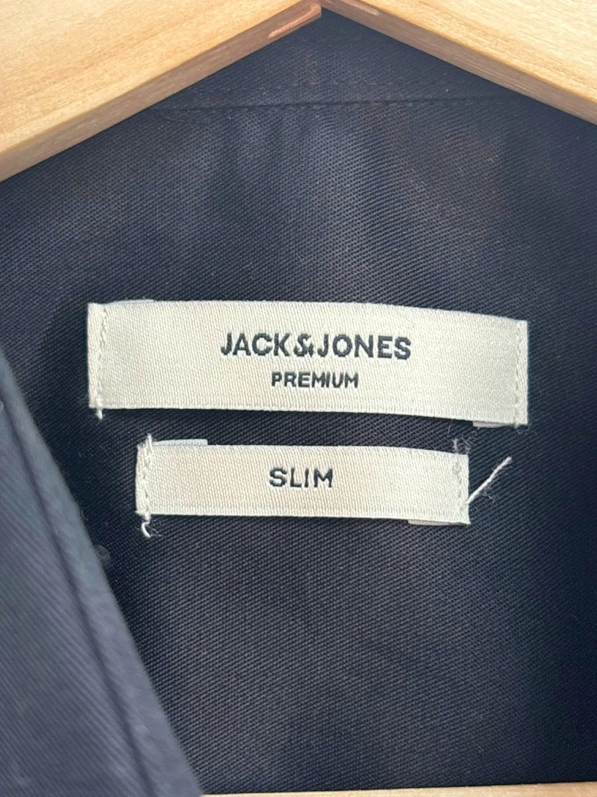 Jack & Jones Black Slim Fit Shirt UK S