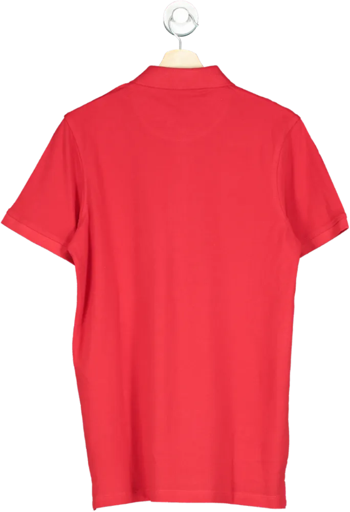 Jack & Jones Red True Red/Classic Polo Shirt UK M