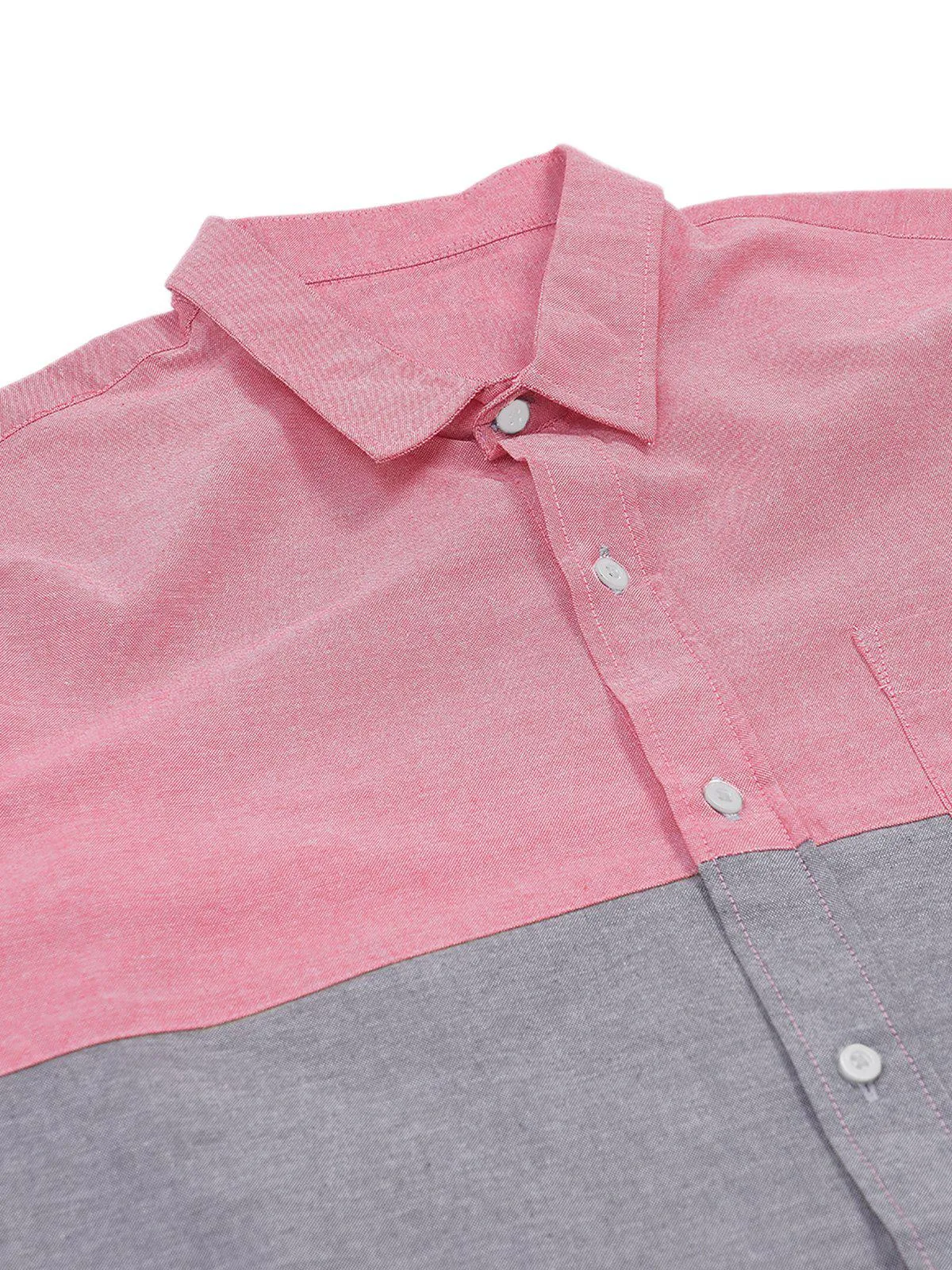 Jackhammer Oxford Panel Shirt Red