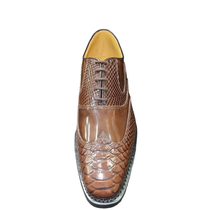 Johnston & Murpy Walnut Leather Shoe