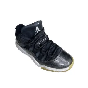 Jordan 11 Retro Low Barons 2017 Black Golf Size Kids 12