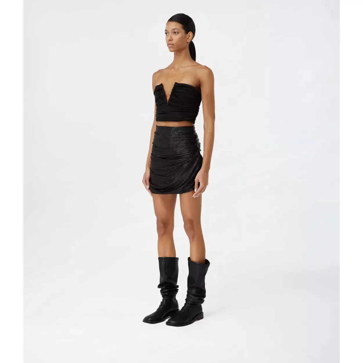 KANDA LUREX MINI SKIRT