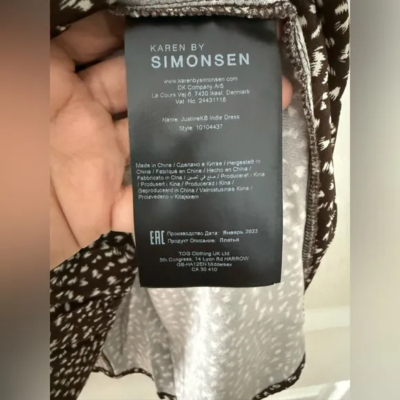 Karen By Simonsen JustineKB Indie Dress size 34