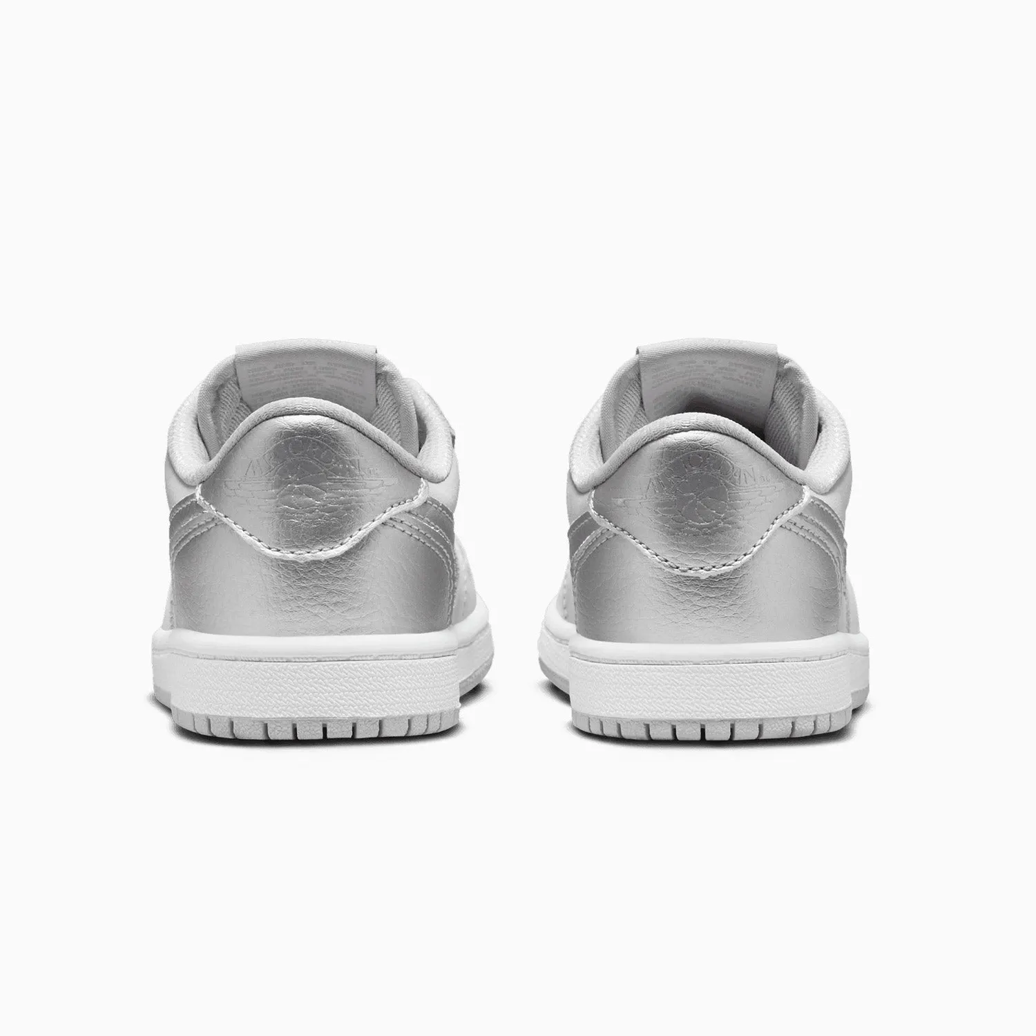 Kid's Air Jordan 1 Retro OG "Metallic Silver" Pre School