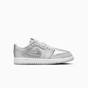 Kid's Air Jordan 1 Retro OG "Metallic Silver" Pre School