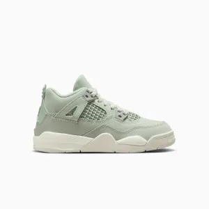 Kid's Air Jordan 4 Retro "Seafoam" Pre School