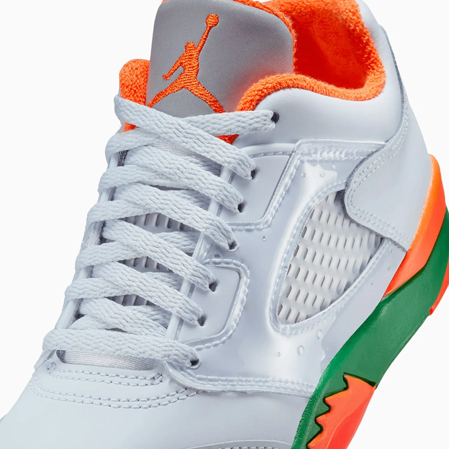 Kid's Air Jordan 5 Retro "Miami Hurricanes" Pre School