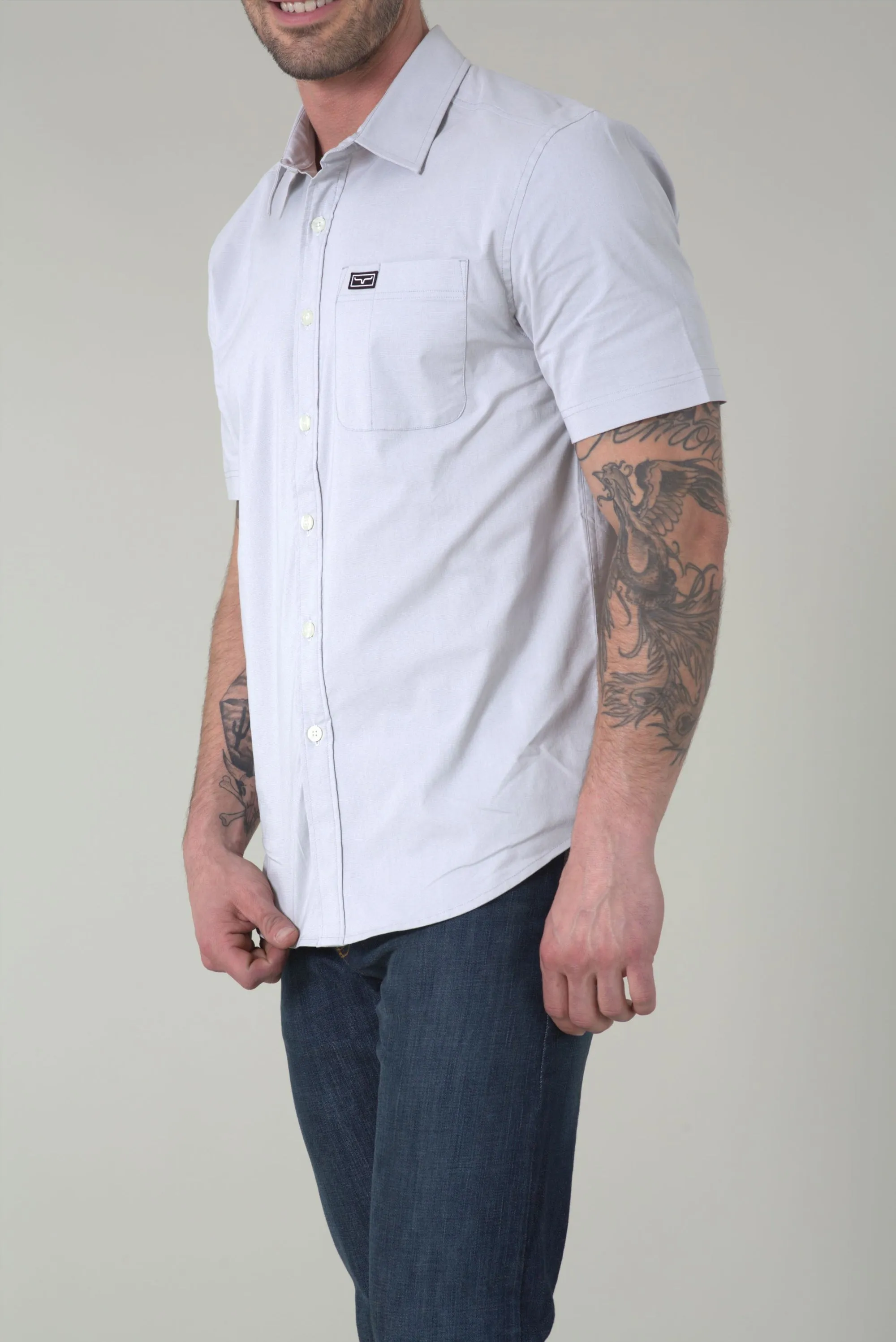 Kimes Short Sleeve Shirt Button Linville