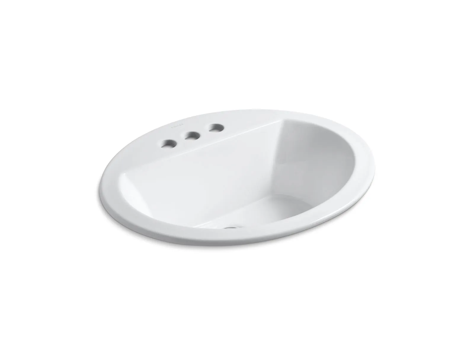 KOHLER K-2699-4 Bryant 20-1/4" oval drop-in bathroom sink