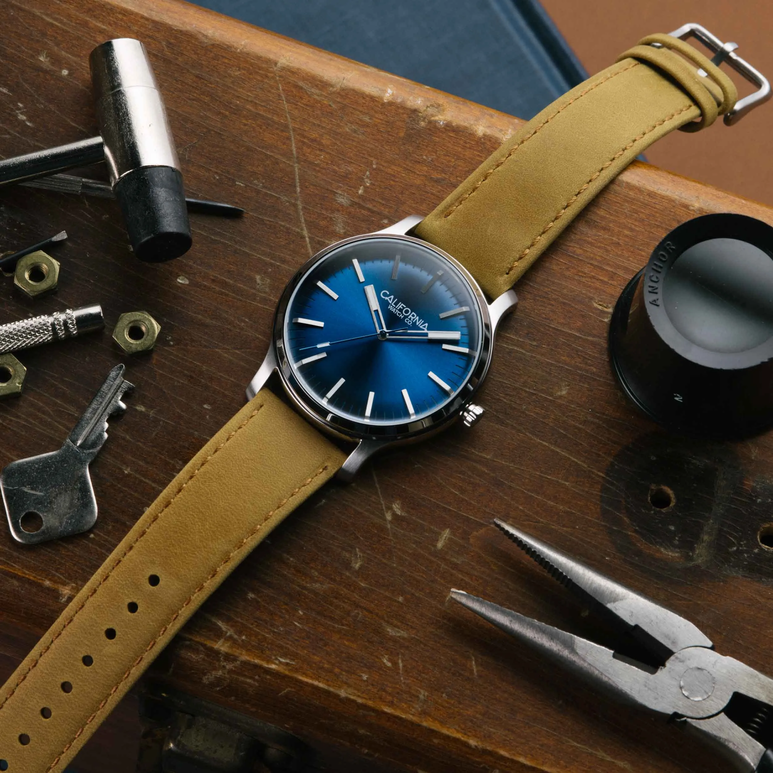 Laguna 40 Leather Sand Navy