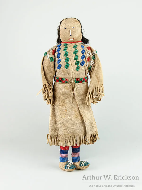 Large Plains Beaded Doll