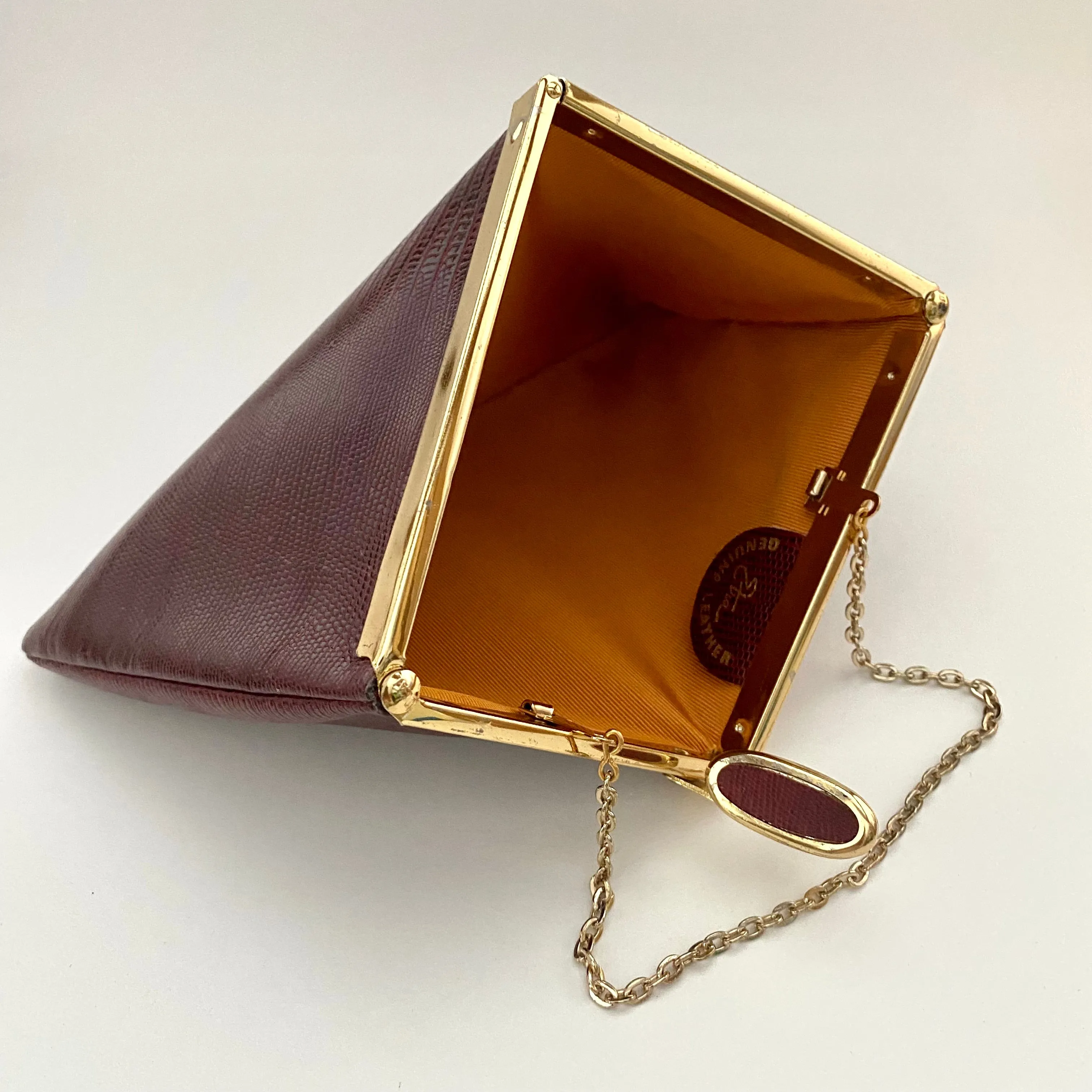 Late 60s/ Early 70s Etra, Genuine Leather Clutch