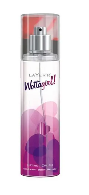 Layerr Wottagirl Secret Crush Perfume Body Spray 135ML for Women