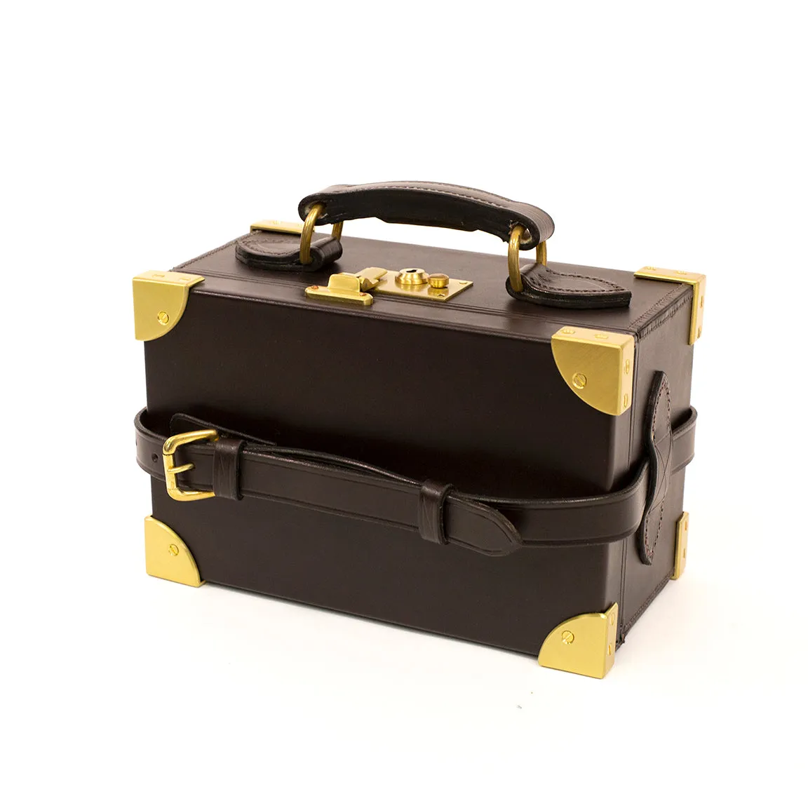 Leather and Brass 100 Cartridge Holder
