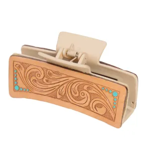 Leather Hair Clip