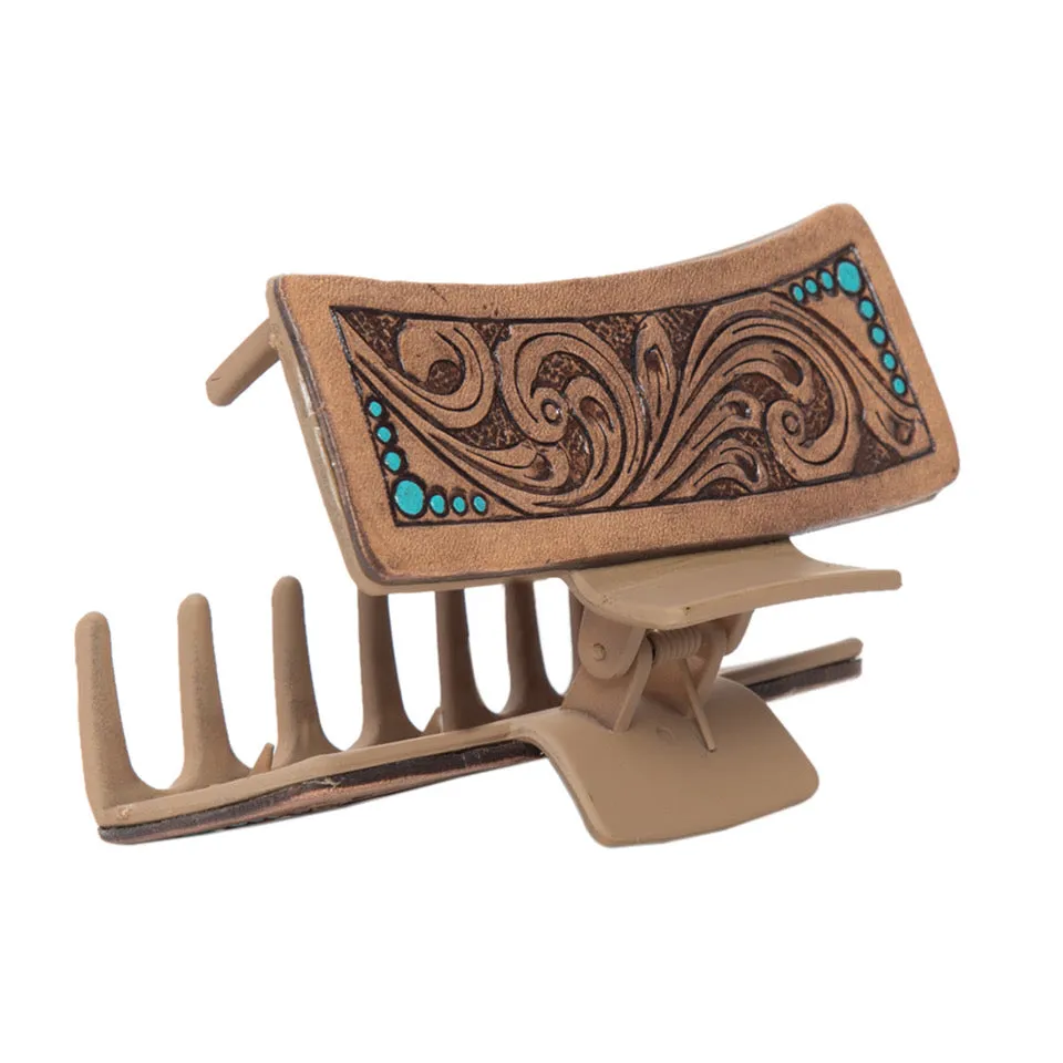 Leather Hair Clip