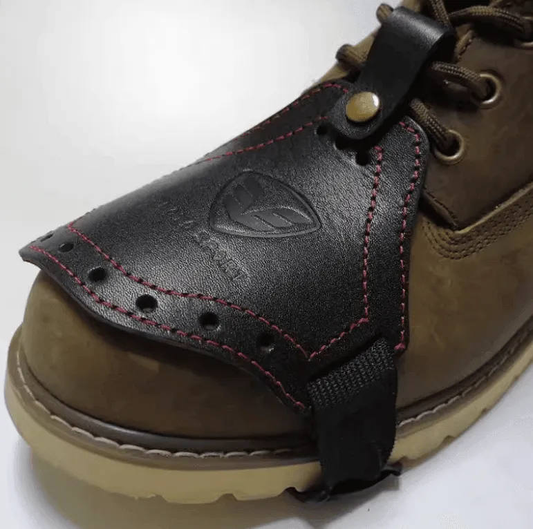 Leather Motorcycle Gear Shift Shoe Cover