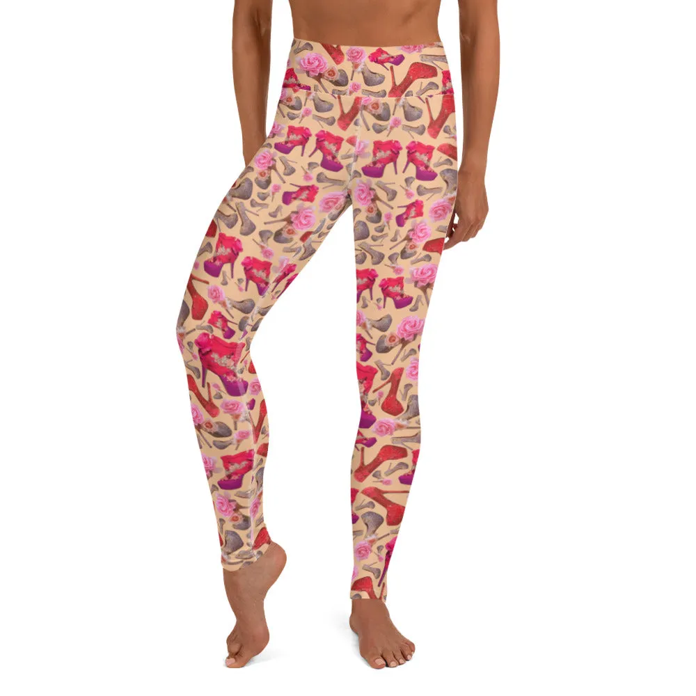 Leggings 'Flowers mix shoes'