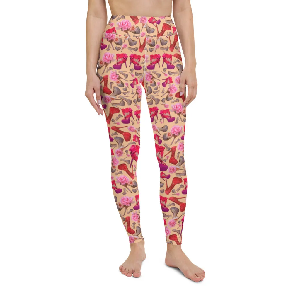 Leggings 'Flowers mix shoes'