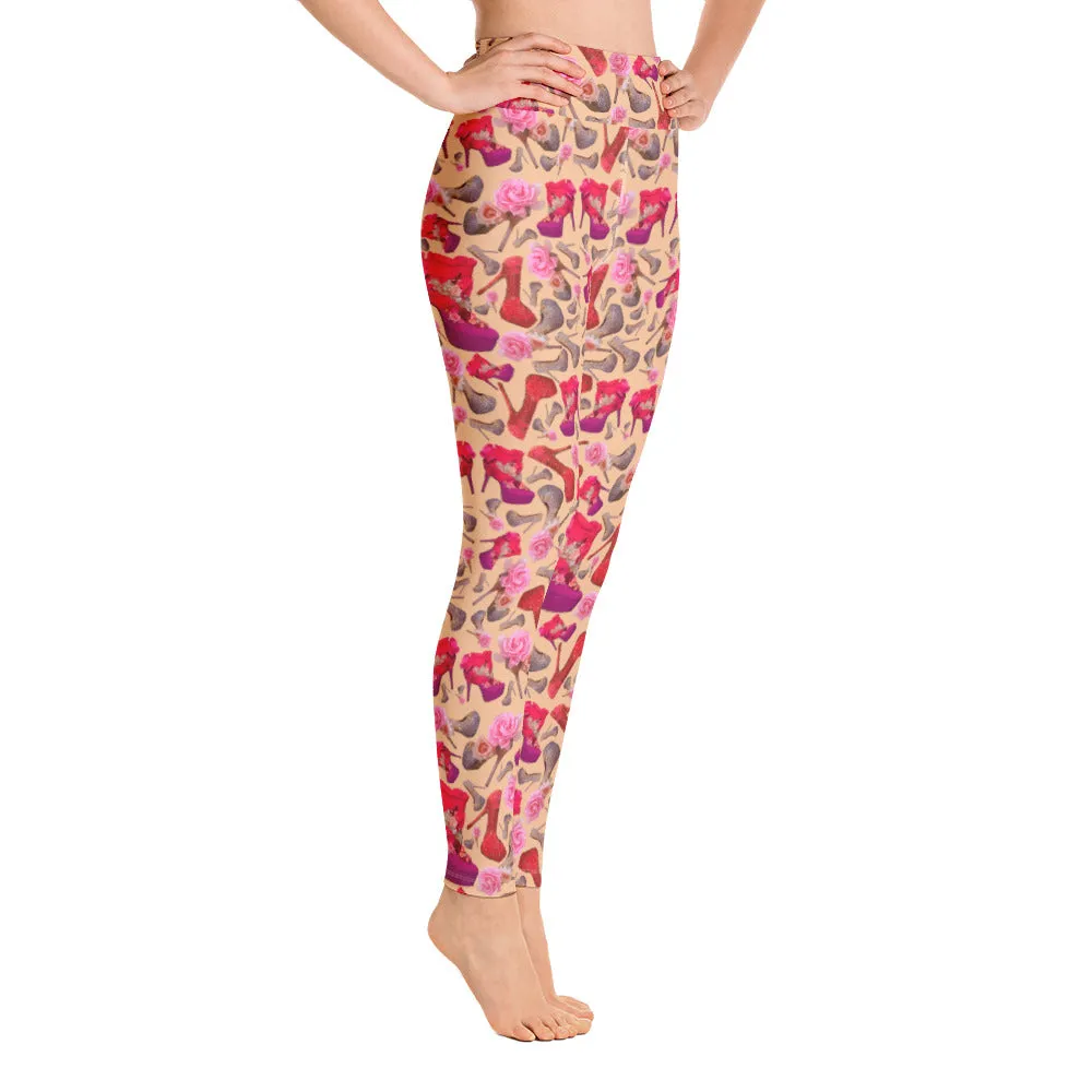 Leggings 'Flowers mix shoes'