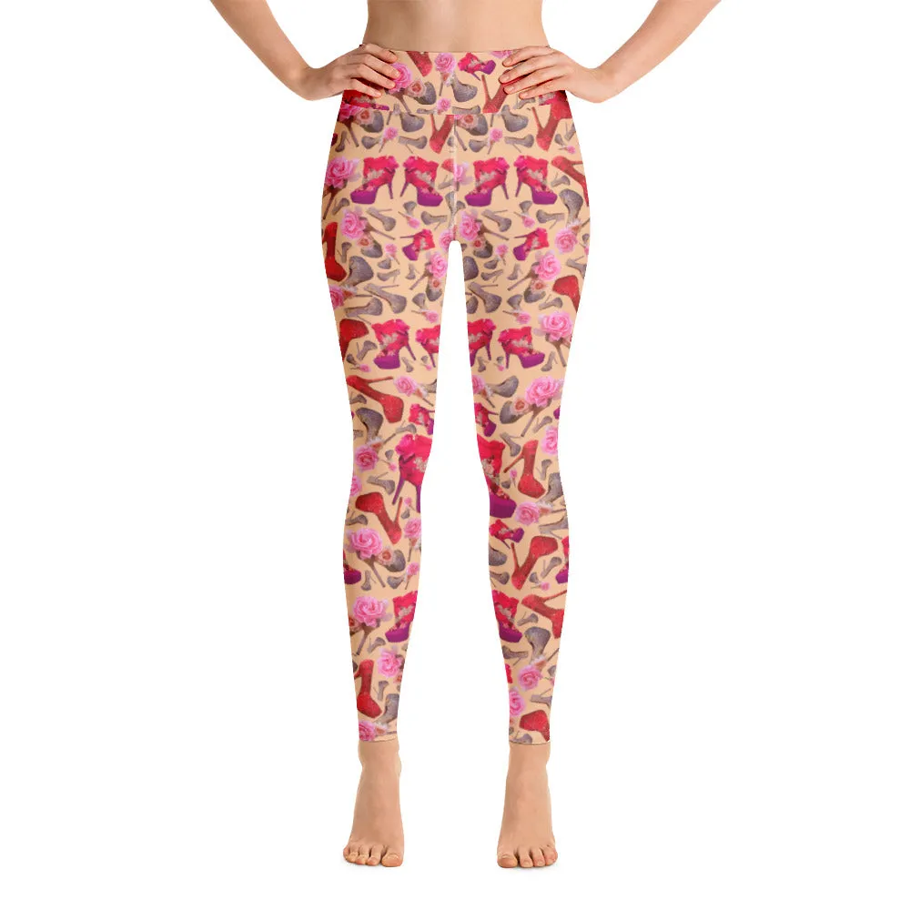 Leggings 'Flowers mix shoes'