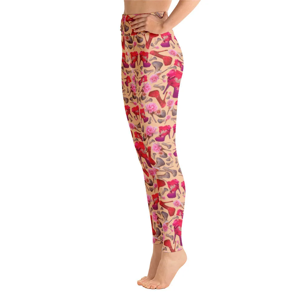 Leggings 'Flowers mix shoes'