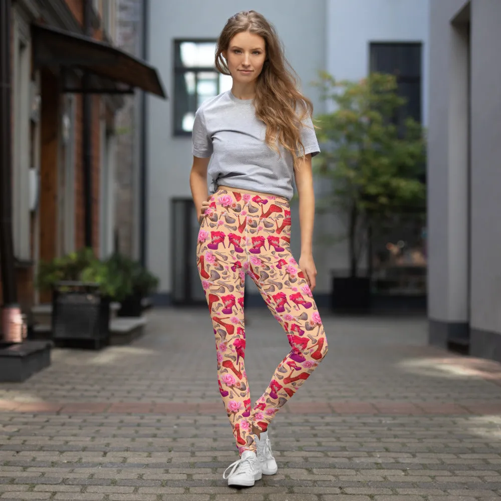 Leggings 'Flowers mix shoes'