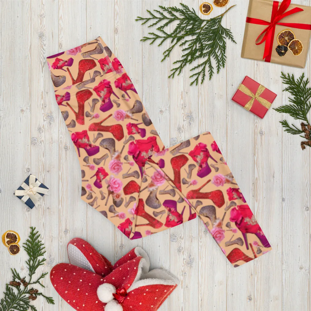 Leggings 'Flowers mix shoes'