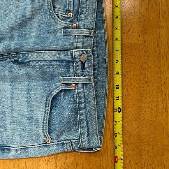 Levis 512 Vintage Straight Leg Jeans Denim Pants High Rise Light Wash, Size 29