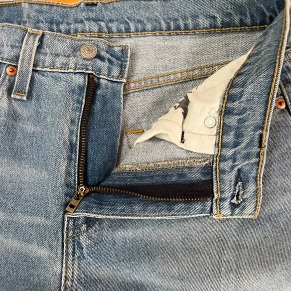 Levis 512 Vintage Straight Leg Jeans Denim Pants High Rise Light Wash, Size 29
