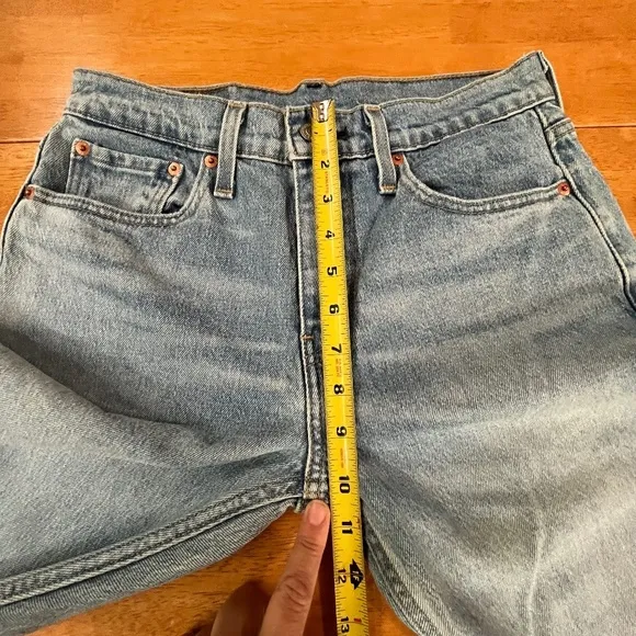 Levis 512 Vintage Straight Leg Jeans Denim Pants High Rise Light Wash, Size 29