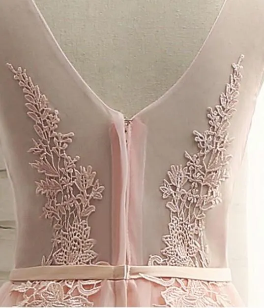 Light Pink Bridesmaid Dresses, Long Formal Gowns, Cute Party Dresses