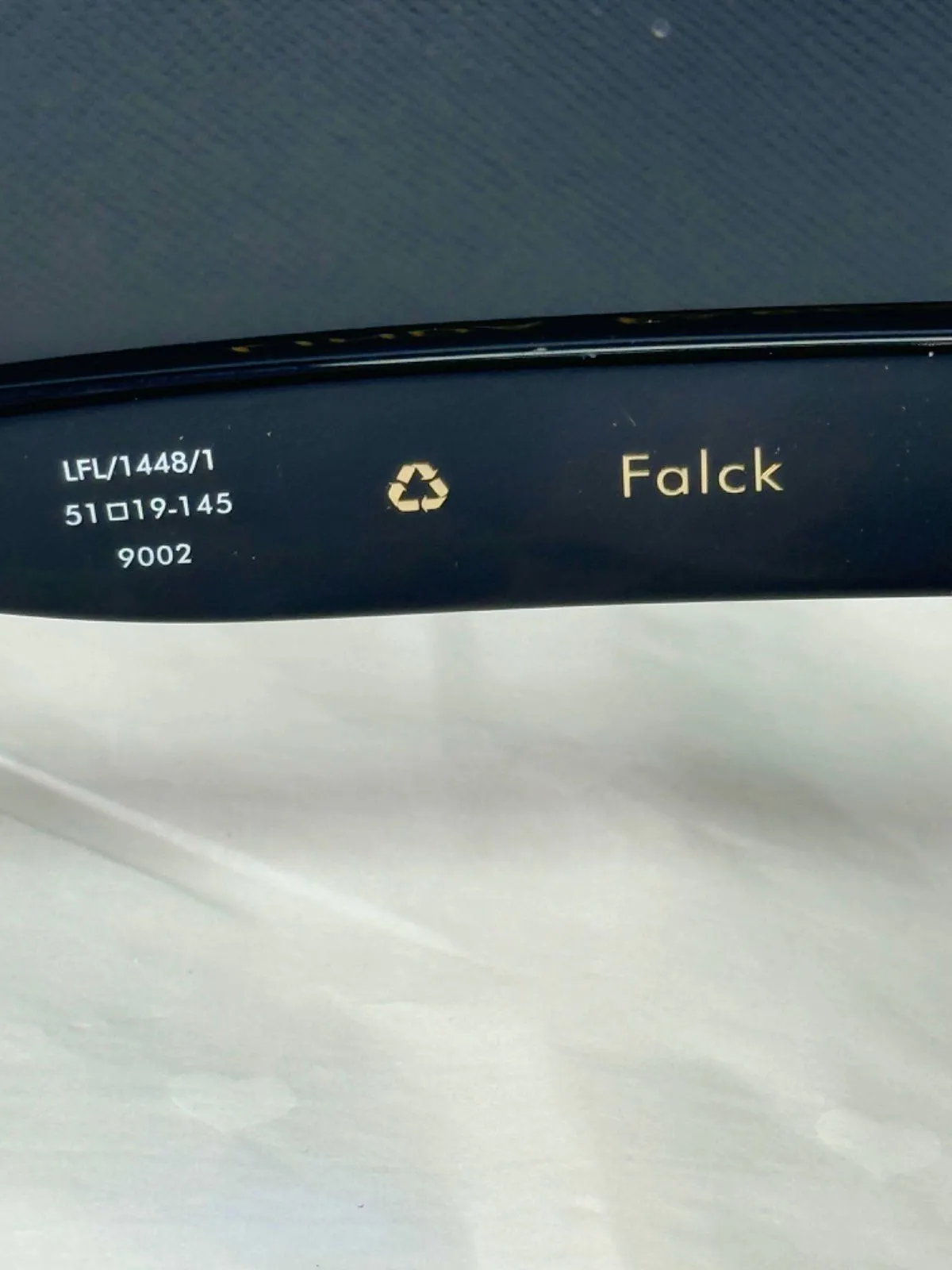 Linda Farrow Black Falck LFL/1448/1 Sunglasses