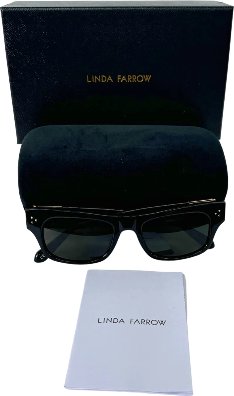 Linda Farrow Black Falck LFL/1448/1 Sunglasses