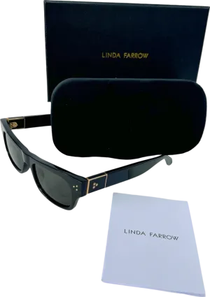Linda Farrow Black Falck LFL/1448/1 Sunglasses