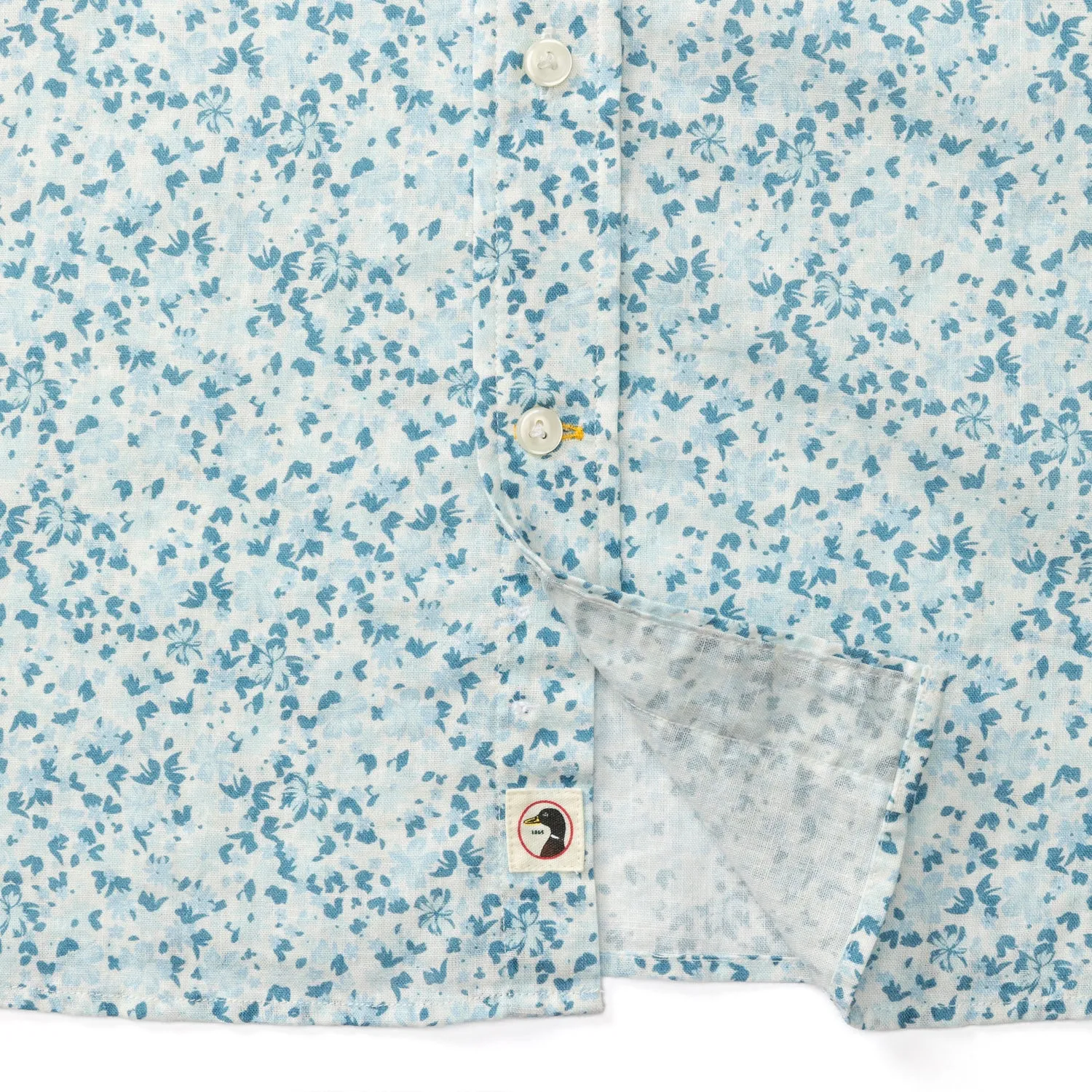 Linen Cotton Oxford Sport Shirt - Brookvine Floral