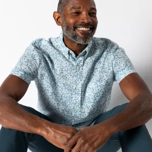 Linen Cotton Oxford Sport Shirt - Brookvine Floral
