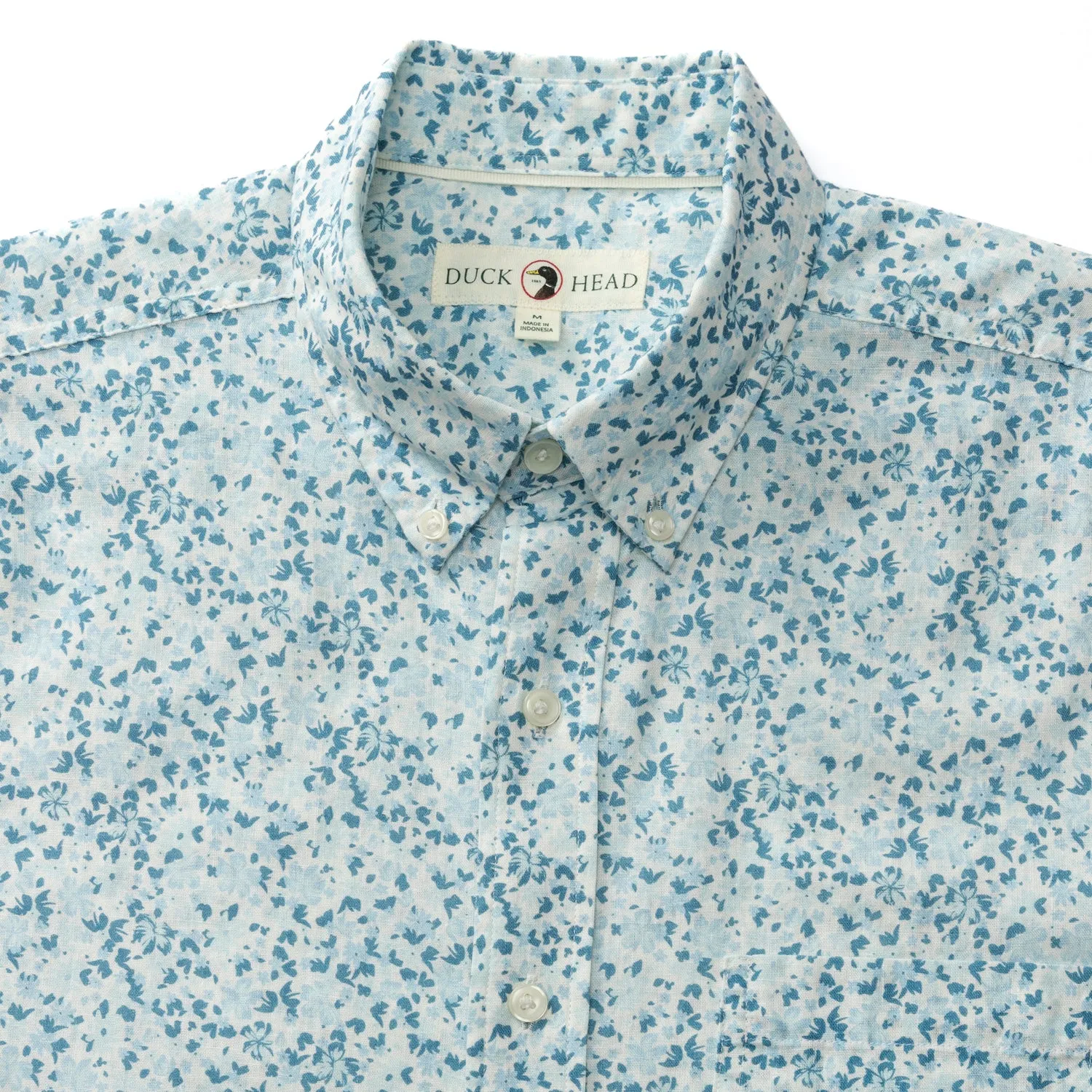 Linen Cotton Oxford Sport Shirt - Brookvine Floral